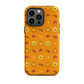 Autumn fall pattern iPhone case